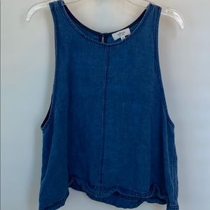 Jean tank top